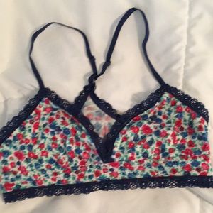 Gilly Hicks bralette floral size small (petite size B cup)